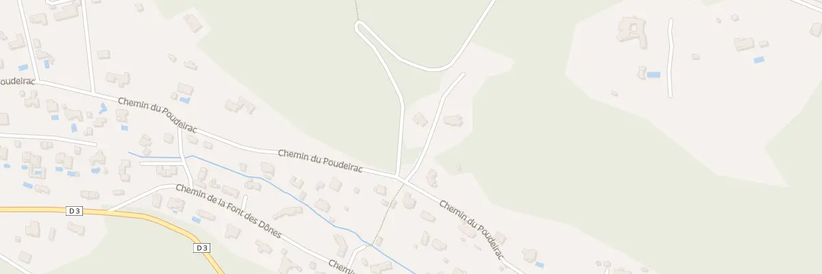 Plan du 29 Che du Poudeirac à Opio