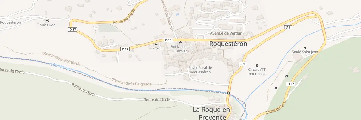 Plan du 10 Rue de la Forge à Roquestéron