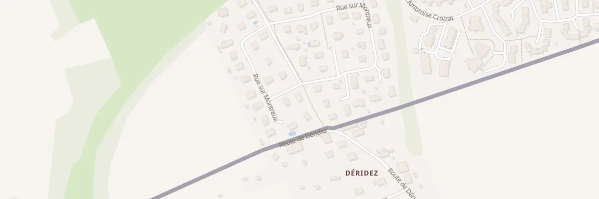 Plan du 30 Rue sur Montreux à Delle