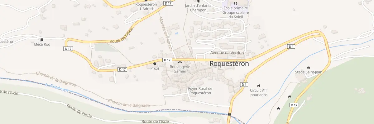 Plan du 5A Rue des Frédy à Roquestéron