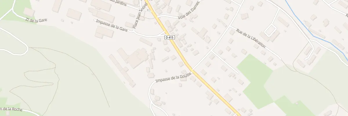 Plan du 5 Rue du Doc Durand à Fraize