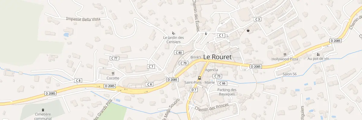 Plan du 50 All Frédéric Mistral au Rouret