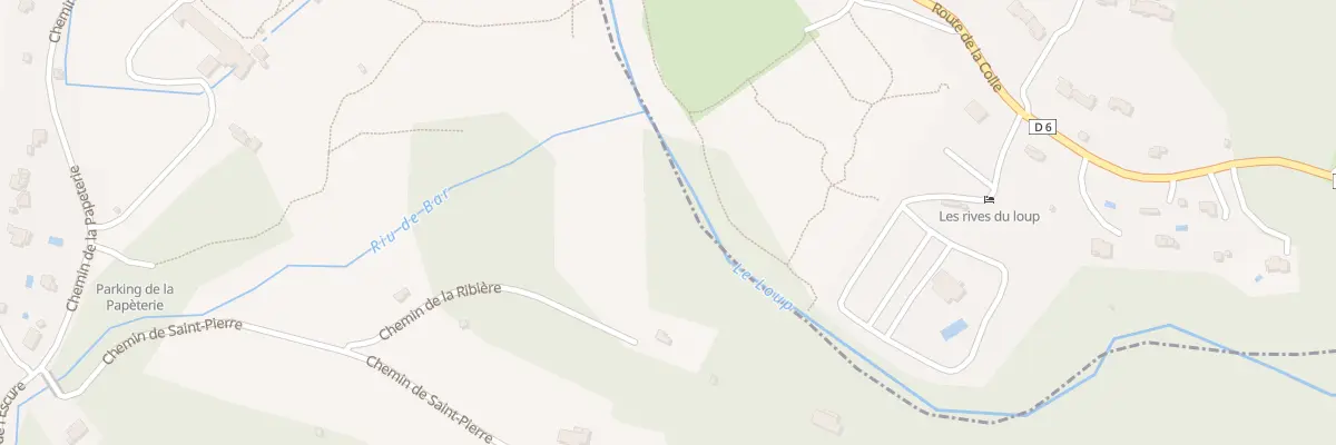 Plan du 9001F Che de la Ribiere au Bar-sur-Loup