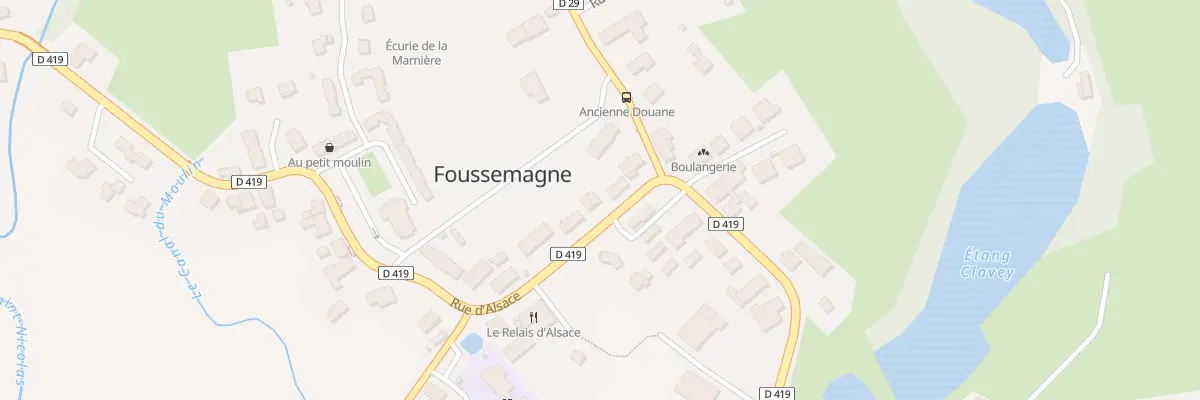 Plan du 21A Rue d’Alsace à Foussemagne