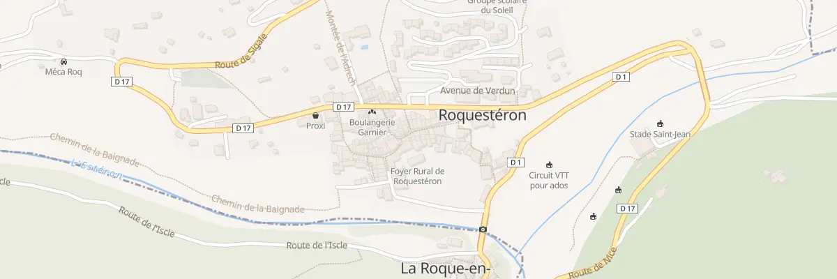 Plan du 10A Rue des Alziary à Roquestéron