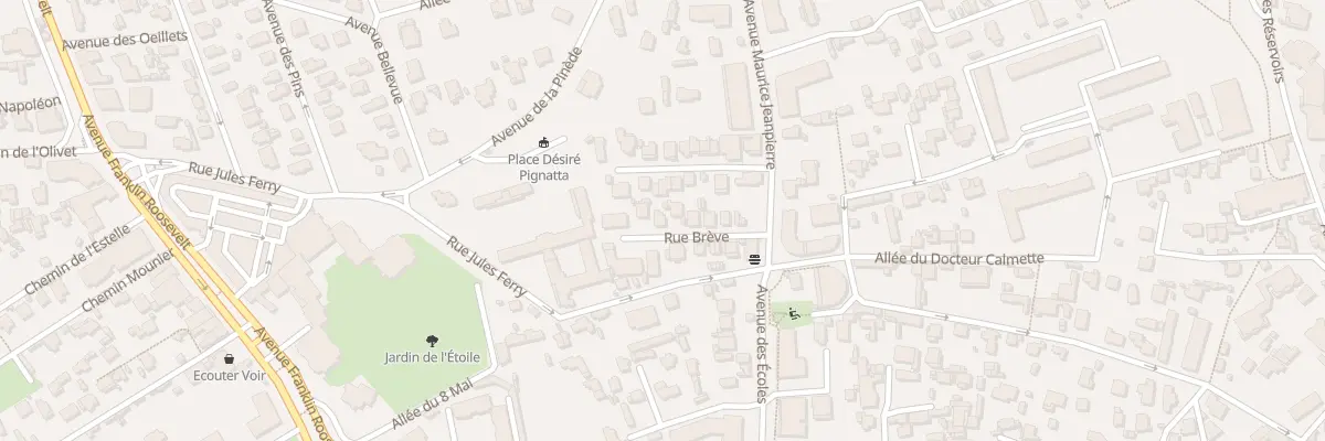 Plan du 12 Rue Breve au Cannet