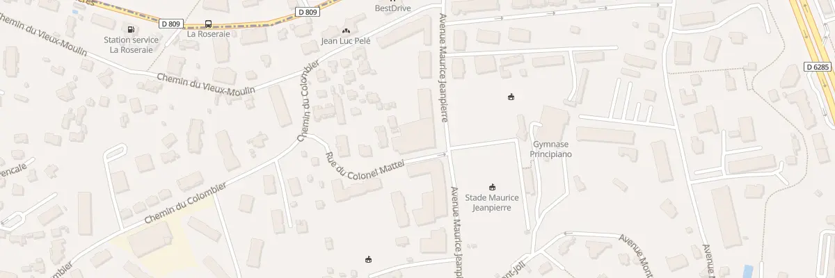 Plan du 45 Av Maurice Jeanpierre au Cannet