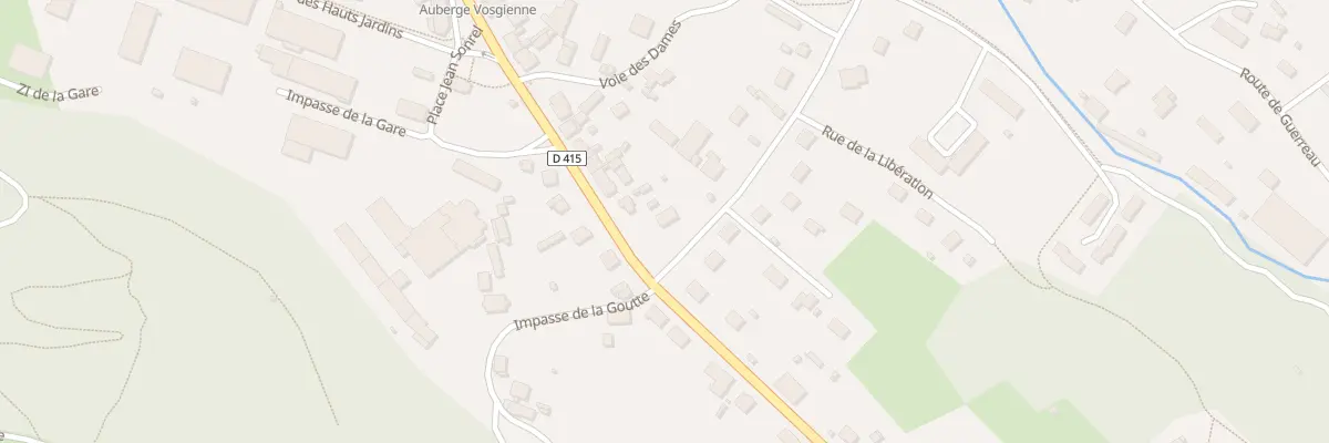 Plan du 1 Rue de la Libération à Fraize