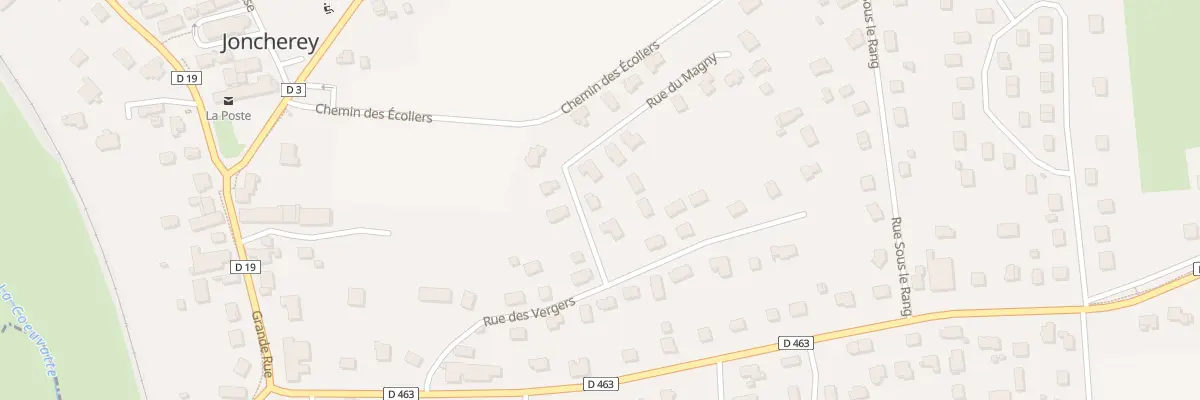 Plan du 8 Rue du Magny à Joncherey