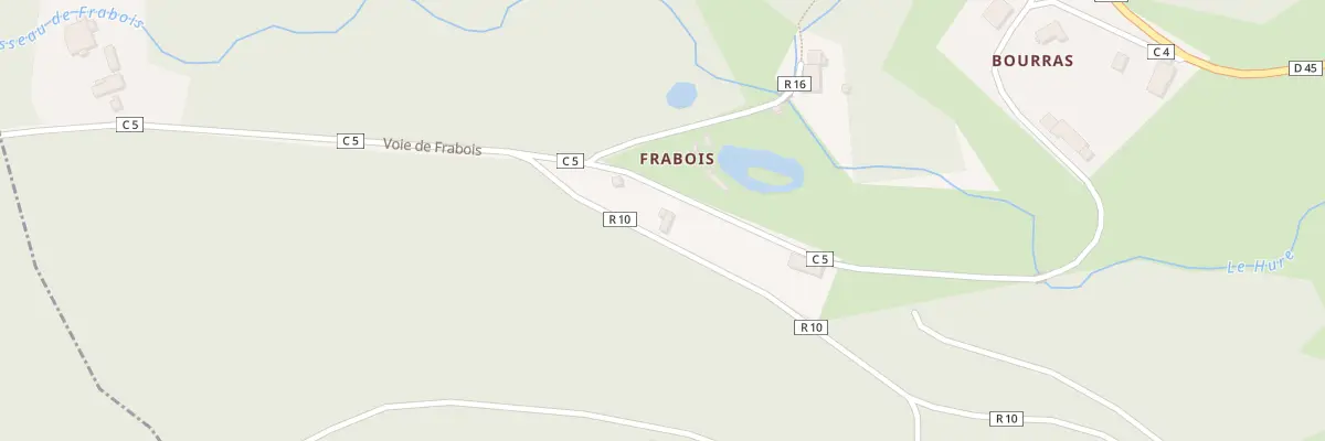 Plan du 6 Bourras à Ban-de-Sapt