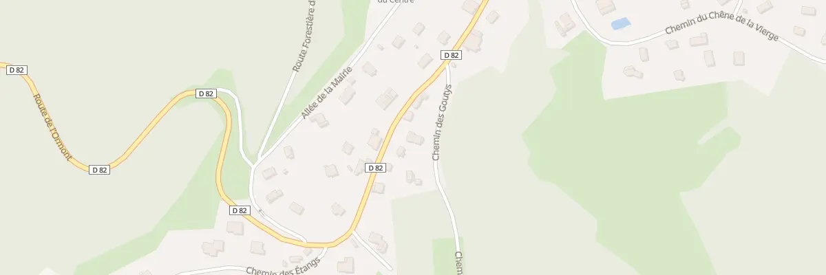 Plan du 82 Che des Goutys à Nayemont-les-Fosses