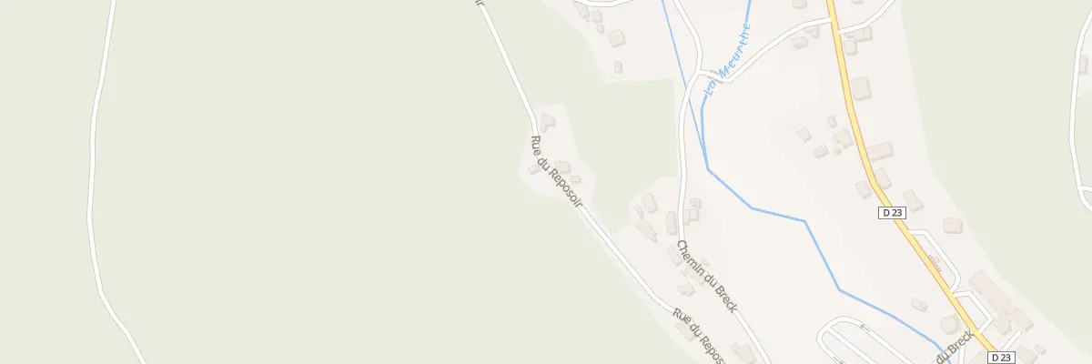 Plan du 333 Rue du Reposoir à Plainfaing