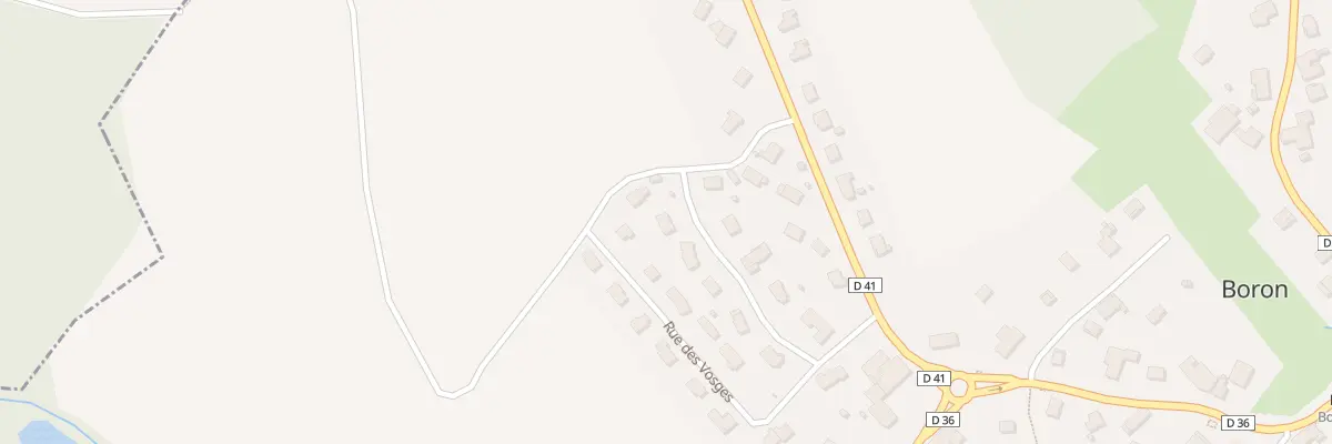 Plan du 4 Rue des Chaumières à Boron