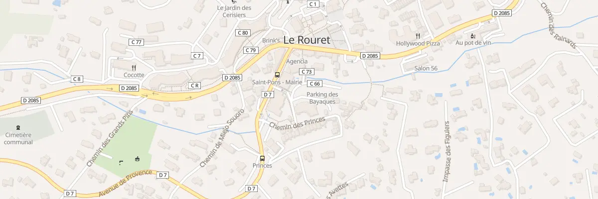 Plan du 83 Che des Princes au Rouret