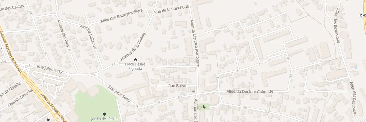 Plan du 8 Av des Roches au Cannet