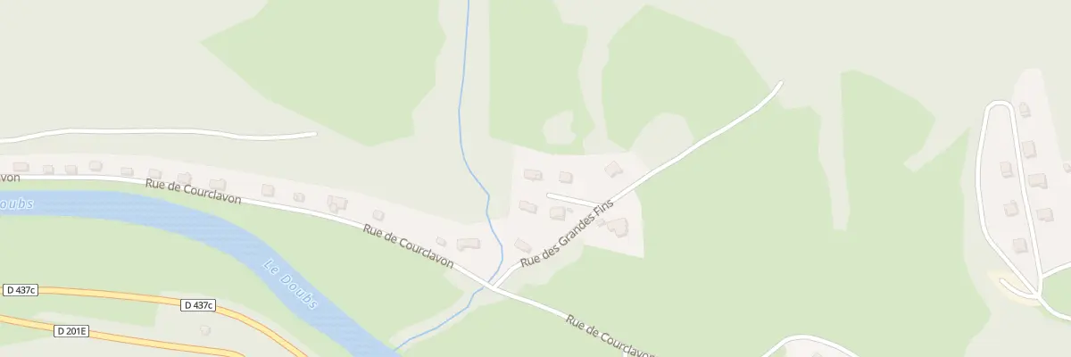 Plan du 7 Rue des Grandes Fins à Glère