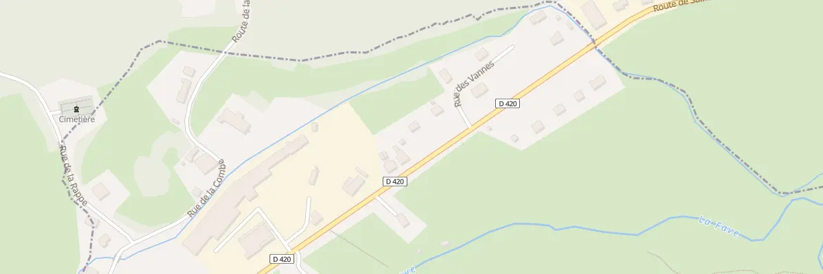 Plan du 79 Rte de Saâles à Remomeix