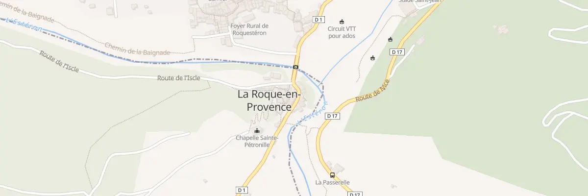 Plan du Village à La Roque-en-Provence