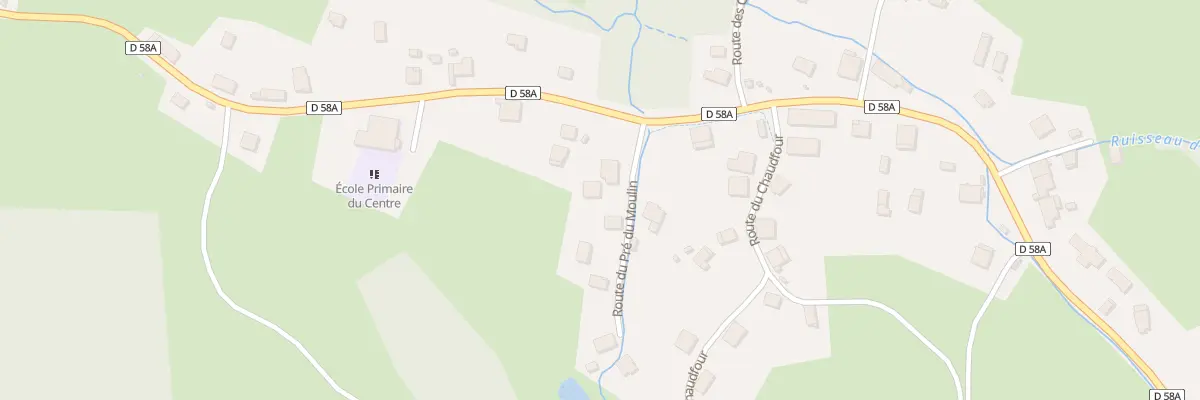 Plan du 50 Rte du Pré du Moulin à Mandray