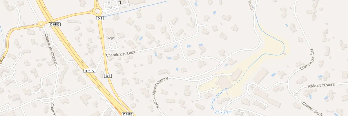 Plan du 60 Che des Sources à Mougins