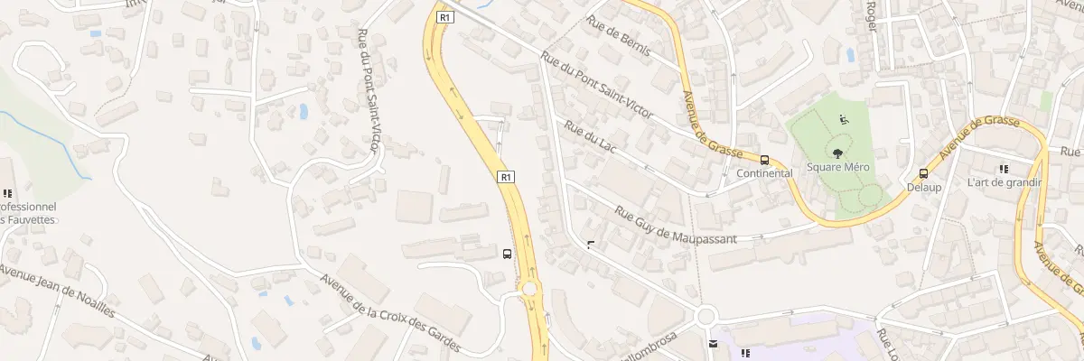 Plan du 39 Bd du Moulin à Cannes