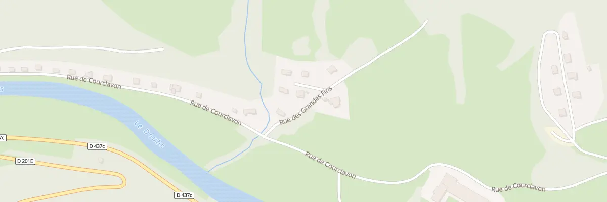 Plan du 3 Rue des Grandes Fins à Glère