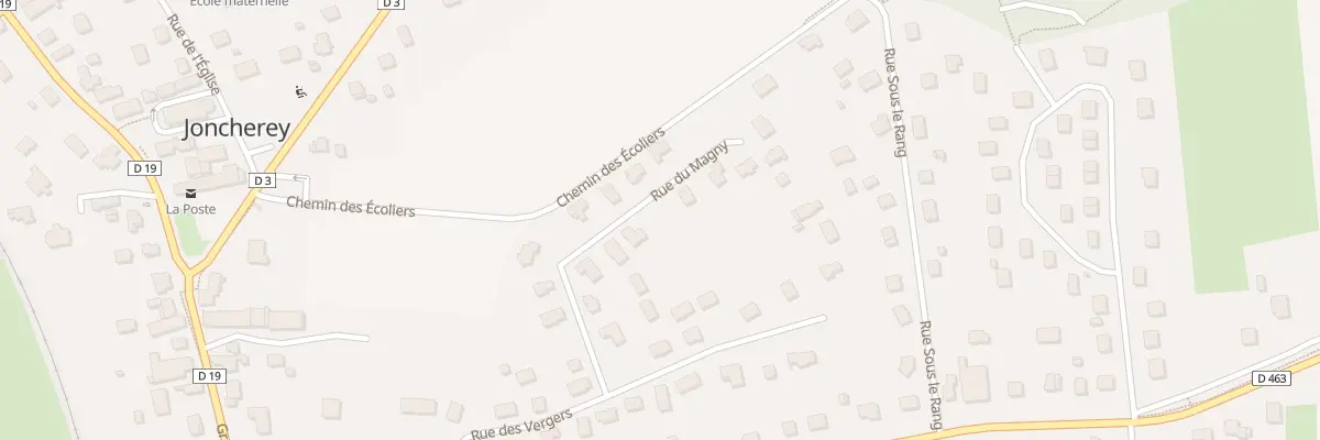 Plan du 16 Rue du Magny à Joncherey