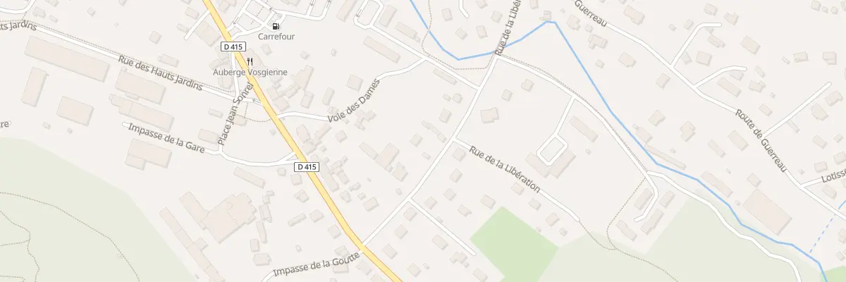 Plan du 5 Rue de la Libération à Fraize