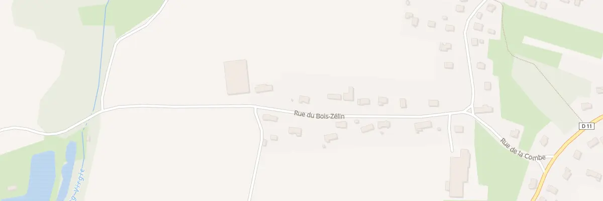 Plan du 22 Rue du bois Zelin à Angeot