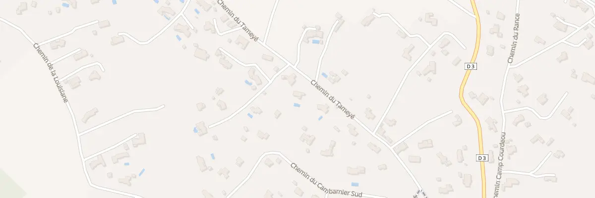 Plan du 22 Che du Tameye à Opio