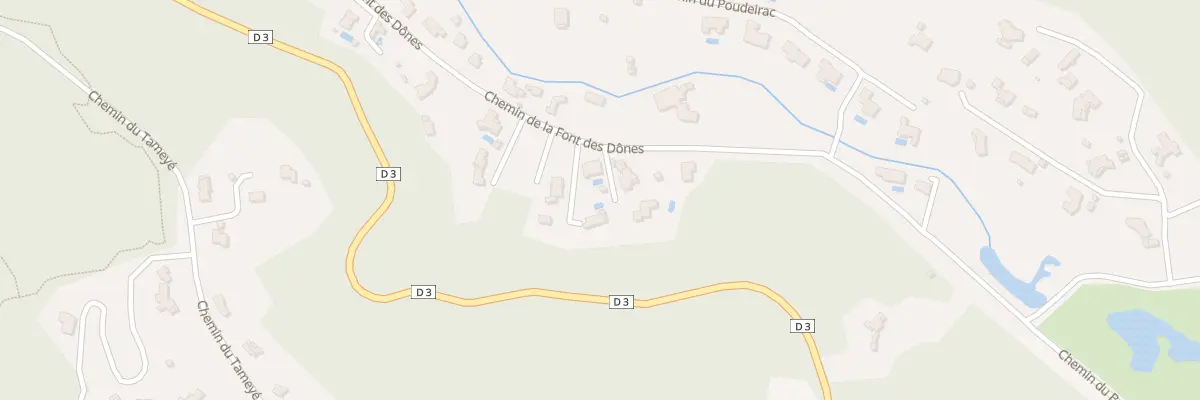Plan du 10 Che de la Font des Dones à Opio