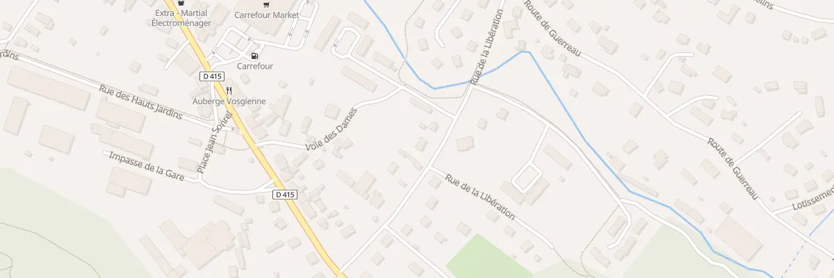 Plan du 7 Rue de la Libération à Fraize