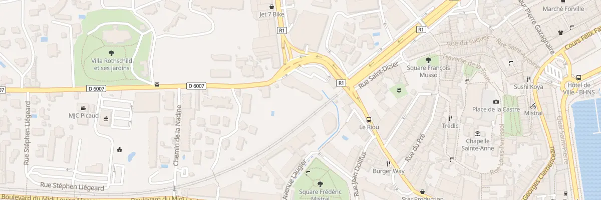 Plan du 113 Rue Georges Clemenceau à Cannes