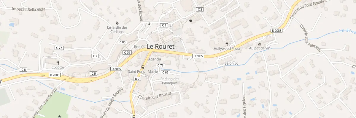Plan du 42 Rte de Nice au Rouret