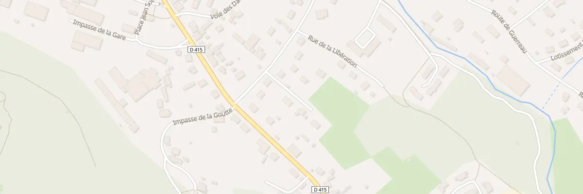 Plan du 6 Rue de la Libération à Fraize