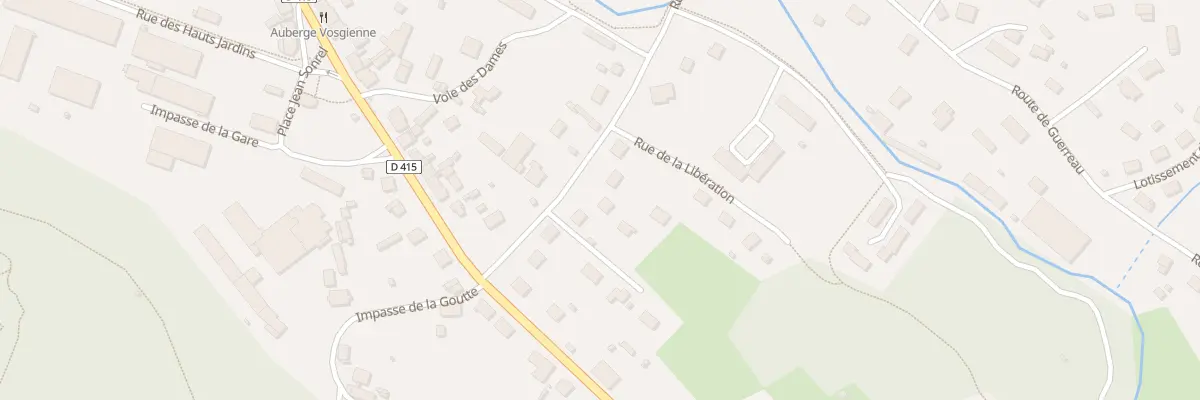Plan du 12 Rue de la Libération à Fraize