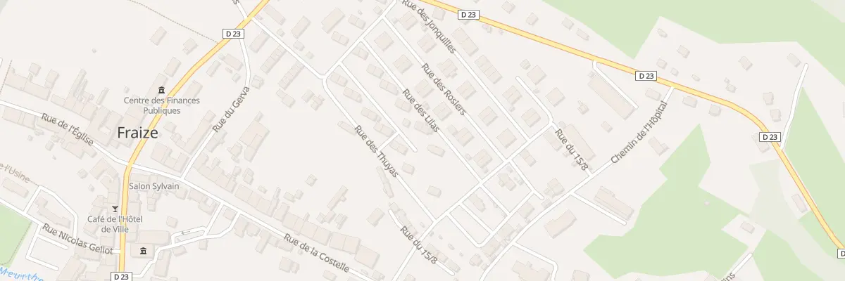 Plan du 3 Rue des Lilas à Fraize