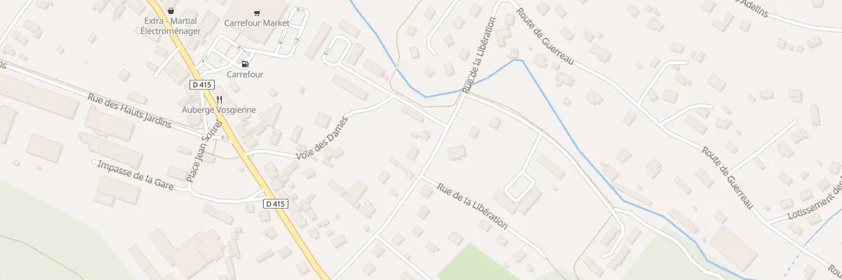 Plan du 9 Rue de la Libération à Fraize