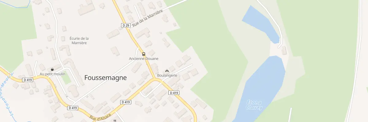 Plan du 3B Rue de l’ancienne Douane à Foussemagne