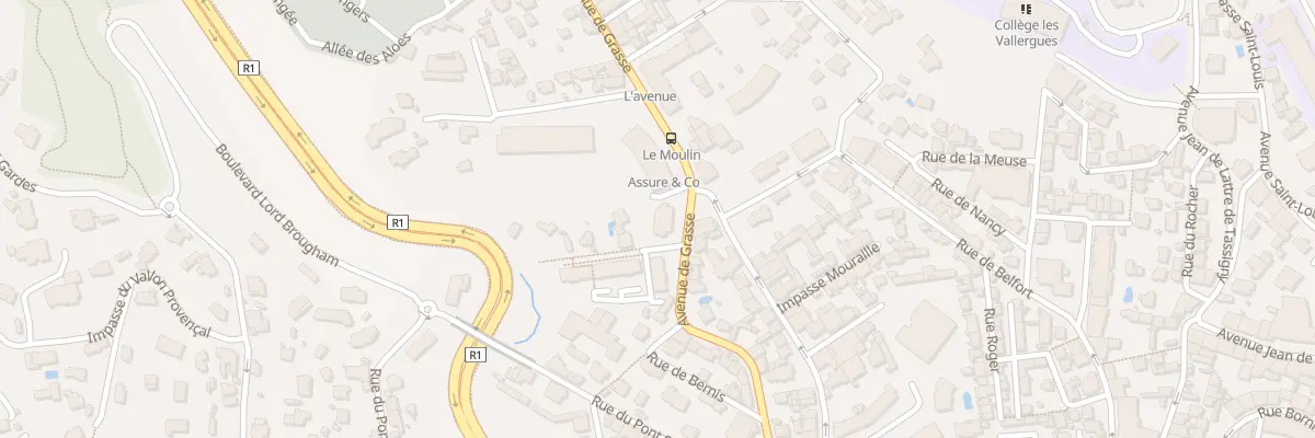 Plan du 171 Av de Grasse à Cannes