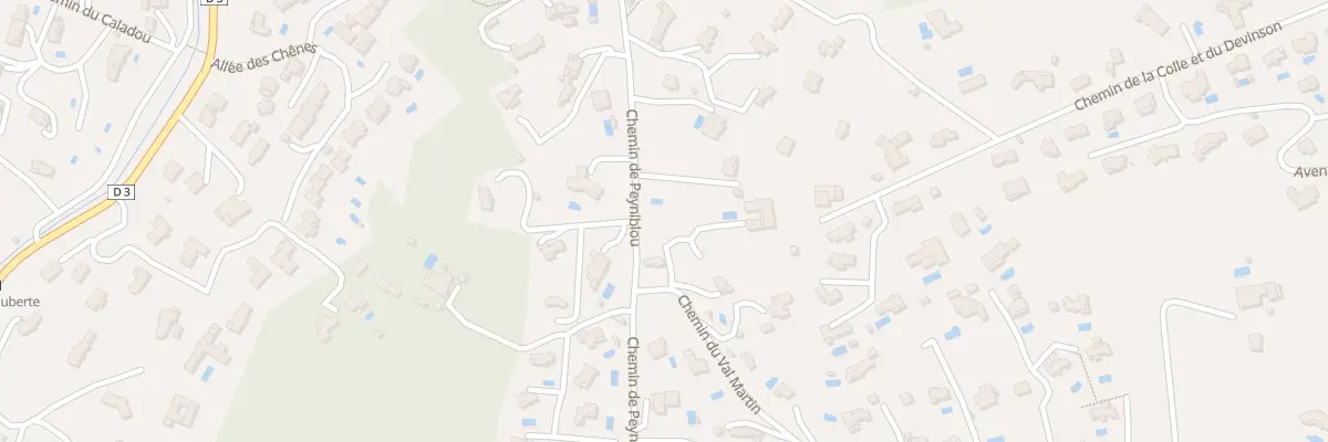 Plan du 589 Che de Peyniblou à Valbonne