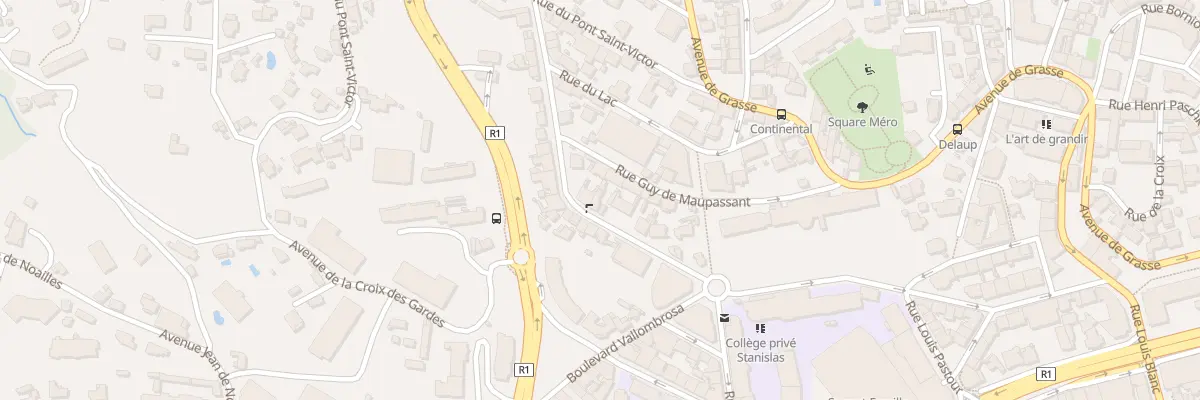 Plan du 22 Bd du Moulin à Cannes
