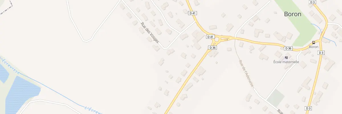 Plan du 1B Rue des Vosges à Boron