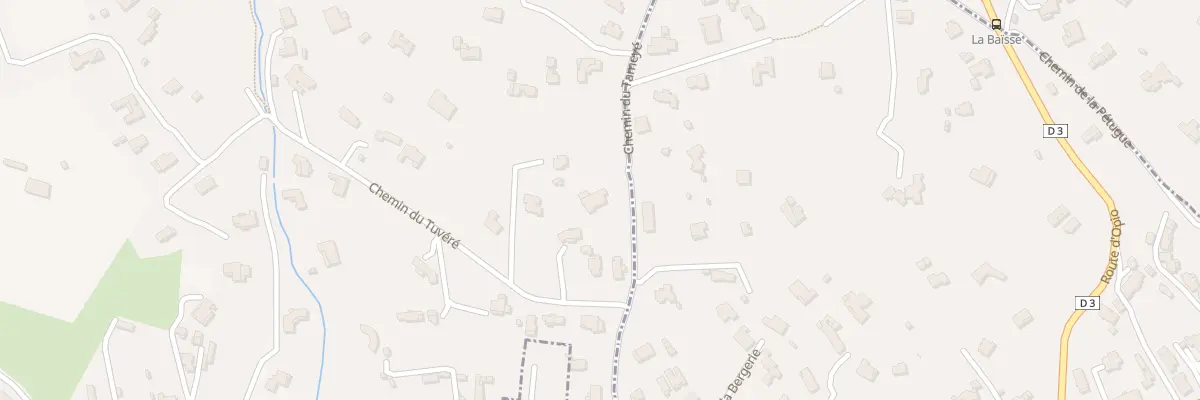 Plan du 38B Che du Tameye à Opio