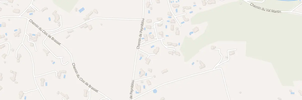 Plan du 1023 Che de Peyniblou à Valbonne