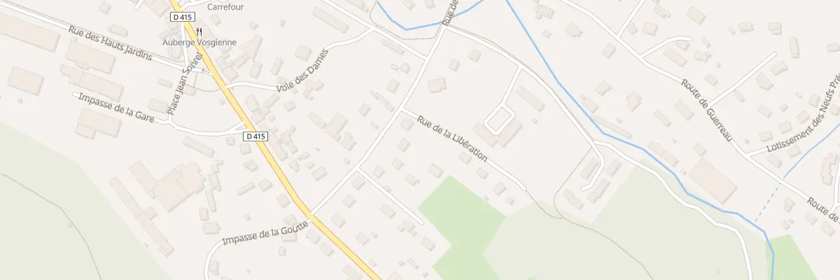 Plan du 16 Rue de la Libération à Fraize