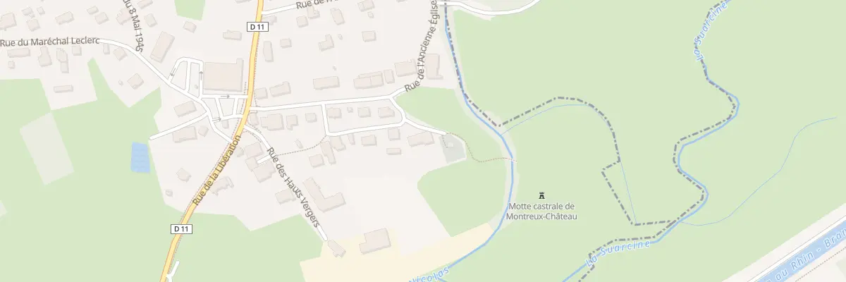 Plan du 8 Rue Curiale à Montreux-Château