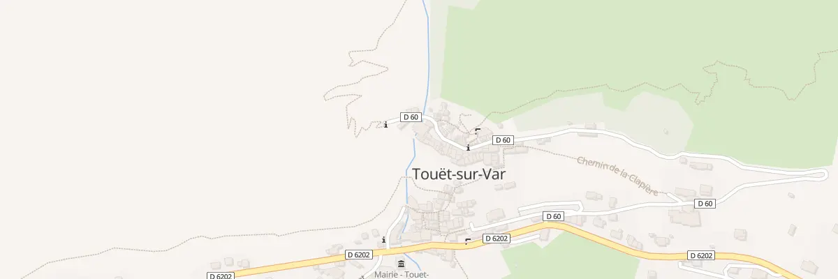 Plan du 879 Pl du Planet à Touët-sur-Var