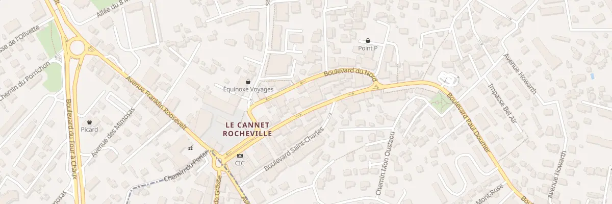 Plan du 94 Bd Paul Doumer au Cannet