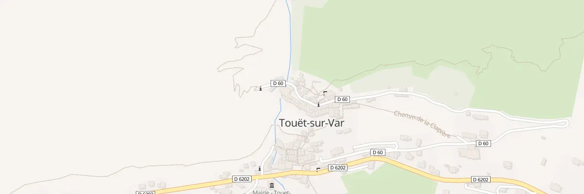 Plan du 875 Av Désiré Niel à Touët-sur-Var